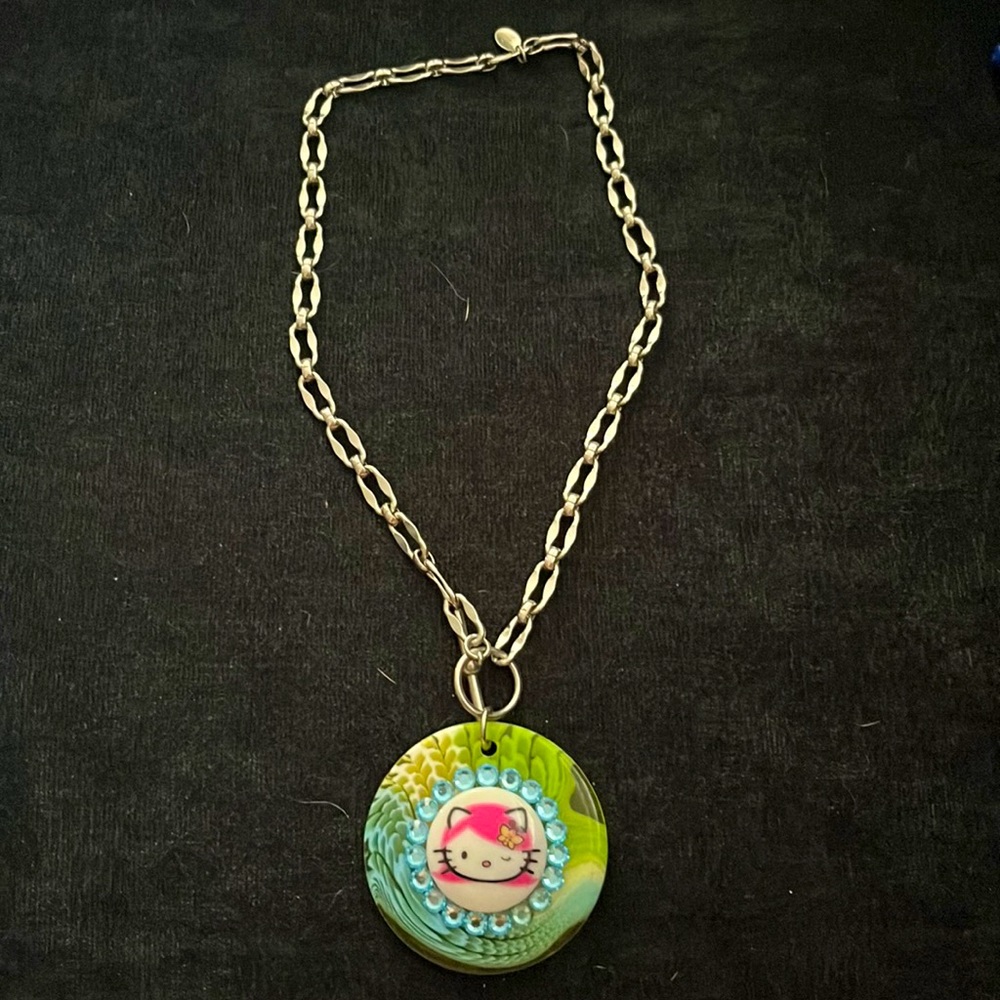 Tarina Tarantino hello kitty necklace